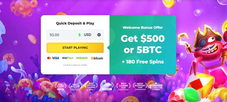 Bitcoin casino free spins