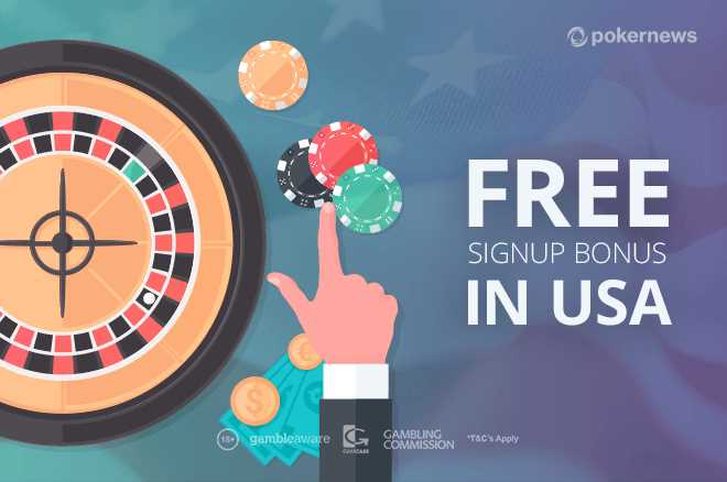 Casino signup bonus