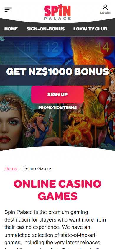 Spin palace online casino